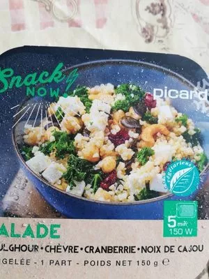 Salade Snack Now Picard , code 3270160894055