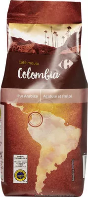 Café moulu Colombia Carrefour 250 g, code 3270190007890