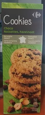 Cookies Choco Noisettes Carrefour 200 g, code 3270190114055