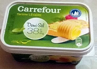 Tartine Légère 38% MG Demi-Sel Carrefour 500 g, code 3270190208990