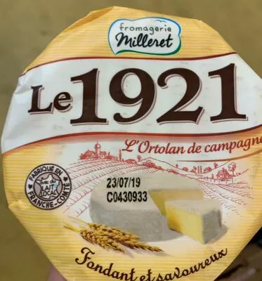 Le 1921 - l'Ortolan Fromagerie Milleret 220 g, code 3272320012224