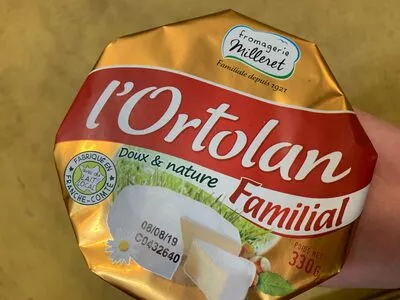 L'Ortolan Familial, Doux & Nature Fromagerie Milleret 330 g, code 3272320012231