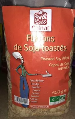 Flocons De Soja Toastés Celnat 500 g, code 3273120011240