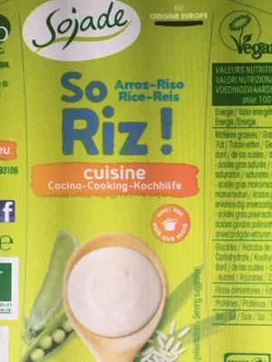 So riz - cuisine Sojade 20 cl, code 3273220178218