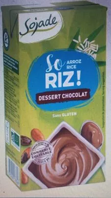 Crème dessert riz chocolat Sojade 530 g, code 3273220178348