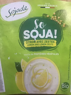 So Soja ! Citron avec Zestes Sojade 400 g, code 3273220182147