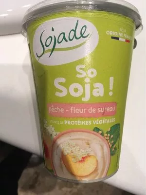 Spécialité au soja, Pêche Fleur de Sureau Sojade 400 g, code 3273220183281