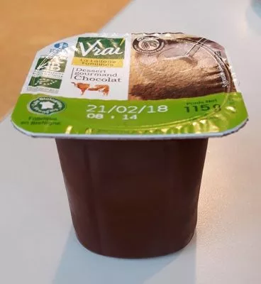 Dessert gourmand Chocolat Vrai 115 g, code 3273220539064