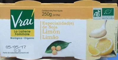 Especialidad de soja Limón Vrai 250 g (2 x 1125 g), code 3273227484718