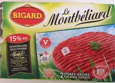 Le Montbéliard (15% MG) Bigard 200 g (2 x 100 g), code 3273230258535