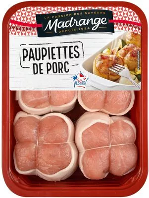 Paupiettes de porc bardées Madrange 500 g, code 3273625871509