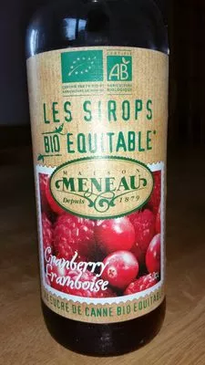 Les sirops bio equitable' Maison meneau,  Meneau 50 cl, code 3274490970397