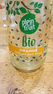 Jus d'orange 100% pur fruit pressée Plein Fruit 1 L, code 3274936102108