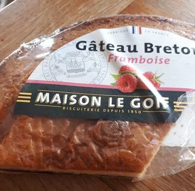 Gâteau breton fourré à la framboise  400 g, code 3276320007051