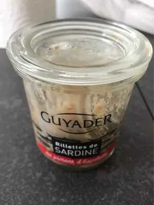 Rillettes de sardine Guyader , code 3276770246611