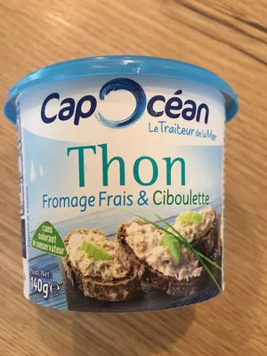 Thon fromage frais ciboulette CapOcean 140g, code 328260146009