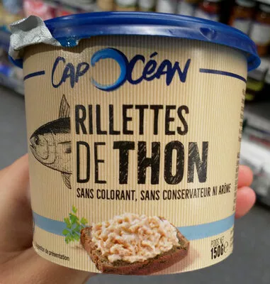 Rillettes de thon Capitaine cook, Cap Océan 150g, code 3283260108007