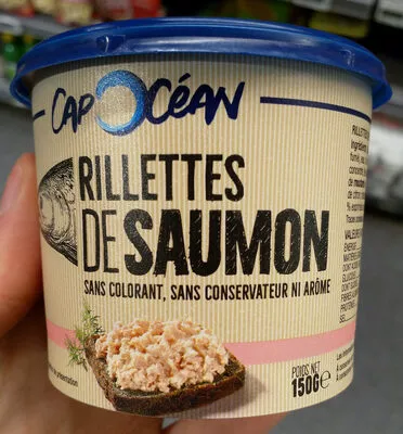 Rillettes de saumon Cap Ocean 150 g, code 3283260108014