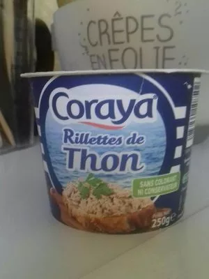 Rillettes de thon  250 g, code 3283260108502