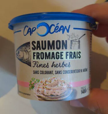 Saumon Fromage Frais Ail & Fines Herbes Cap Océan 140 g, code 3283260146061