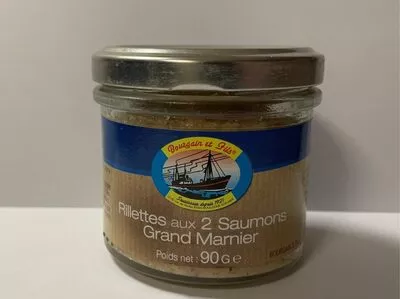 Rillettes aux 2 Saumons Grand Marnier  90 g, code 3284570000777