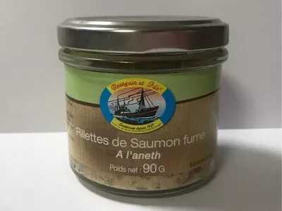 Rillettes de Saumon fumé à l'aneth  90 g, code 3284570002047