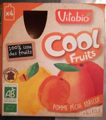 Cool fruits Vitabio, Kalibio 4 x 90g, code 3288132600139