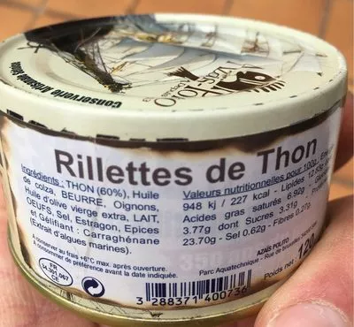 Rillettes de Thon  , code 3288371400736