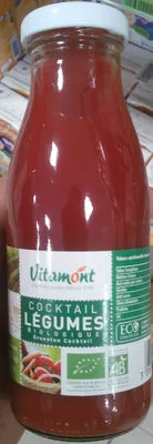 Cocktail Légumes Biologique Vitamont 25 cl, code 3289196400109