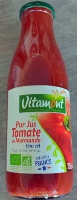 Pur Jus De Tomate de Marmande Vitamont 75 cl, code 3289196500038