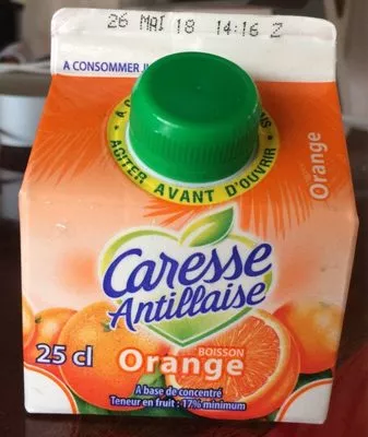 Jus D'orange Caresse antillaise 25 cl, code 3291337600446