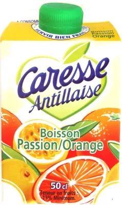 Boisson Passion / Orange Caresse antillaise 50 cl, code 3291337601344