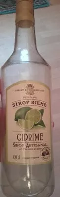 Sirop de Cidrine Rieme Rieme boissons, Sirop Rieme 100 cl, code 3292483220069