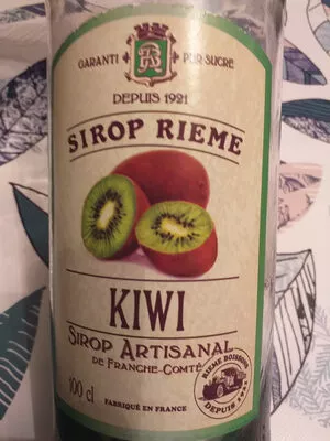 Sirop de kiwi, garanti pour sucre Rième 1 L, code 3292483220281