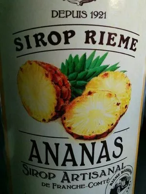 Sirop ananas Rieme , code 3292483220335