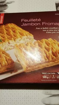 Feuilleté jambon fromage Thiriet 500 g, code 3292590818265