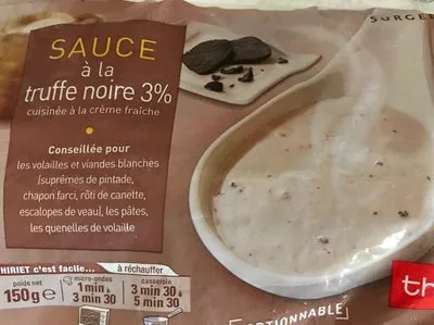 Sauce à la Truffe Noire 3% Thiriet 150 g e, code 3292590889241