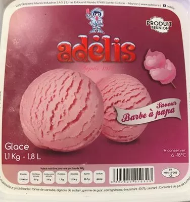 Glace Saveur barbe à papa  , code 3297520010313