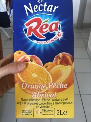 Le nectar orange peche abricot Réa , code 3297560861142