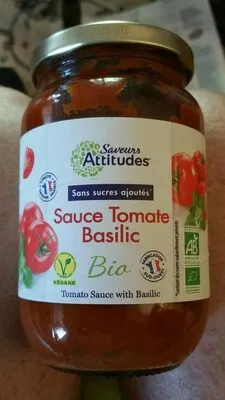 Sauce tomate Basilic Saveurs attitudes , code 3299430063663