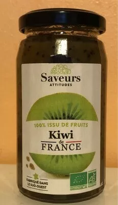 Confiture de kiwi Saveurs Attitudes , code 3299430065803