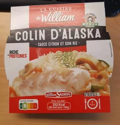 Colin d'Alaska sauce citron et son riz  , code 3299512169412