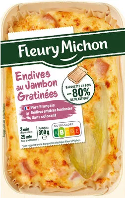 Endives au jambon gratinées Fleury Michon 300 g, code 3302740030970