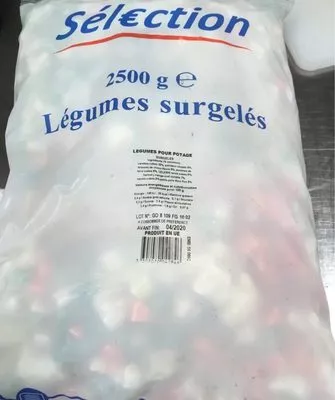 Légumes Surgelés Sél€ction 2500 g e, code 3307070042846