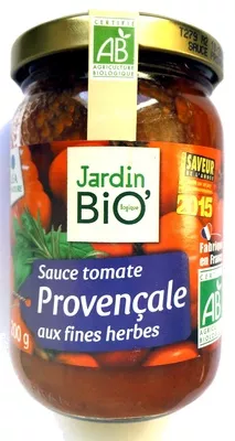 Sauce tomate Provencale aux fines herbes Jardin Bio, Léa Nature 200 g, code 3307130605004