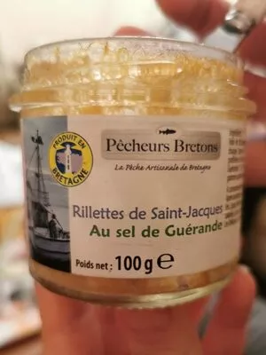 Rillettes de Saint Jacques au sel de guerande  100 g, code 3325815009350