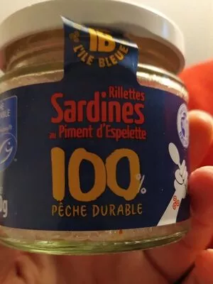 Rillettes sardines  , code 3325815010318