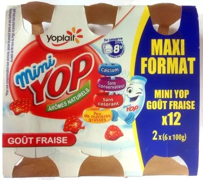 Mini Yop Gôut Fraise Yoplait 600 g (6*100 g), code 3329770049628