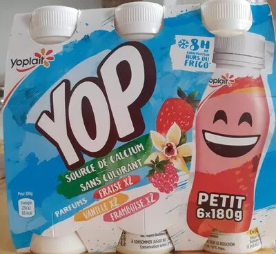 P’tit Yop framboise Yoplait 600 g (6 * 100 g), code 3329770057005