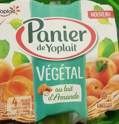 Végétal abricots Yoplait 400g, 4 pots de 100 g, code 3329770063778